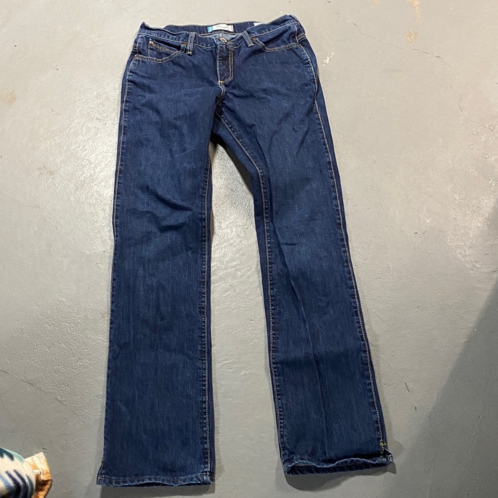 Wrangler Dark Blue Women's Cash Boot Cut Jeans